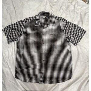 Carhartt Men's Workwear Shirt Short Sleeve, Button-Up, Relaxed Fit, Plaid Xl